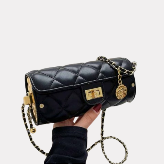 Milano black leather shoulder or handbag - CarletPier